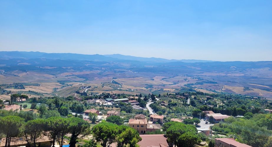 Uitzicht op Volterra